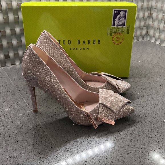 Ted Baker Shoes - Ted Baker Heels Rose Gold Size 9